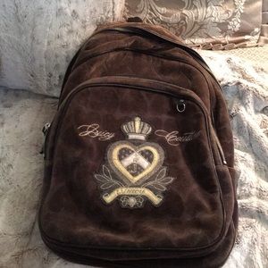 Black juicy couture backpack